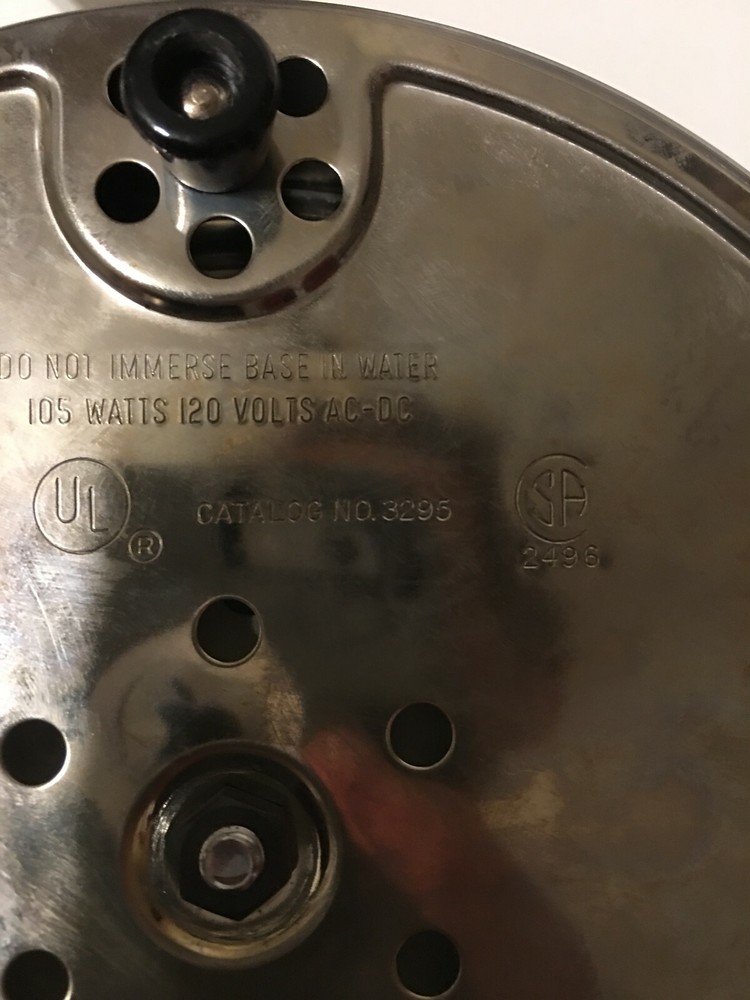 West Bend Buffet Patio Server Model 3295