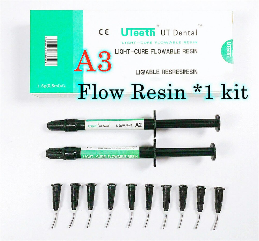 Dental Composite Resin Flowable Light Cure Flow Etch Gel Etching Bond Adhesive