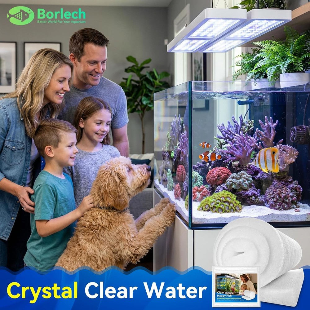 Aquarium Filter Floss Pad - Mechanical & Polishing Polyester Media for F