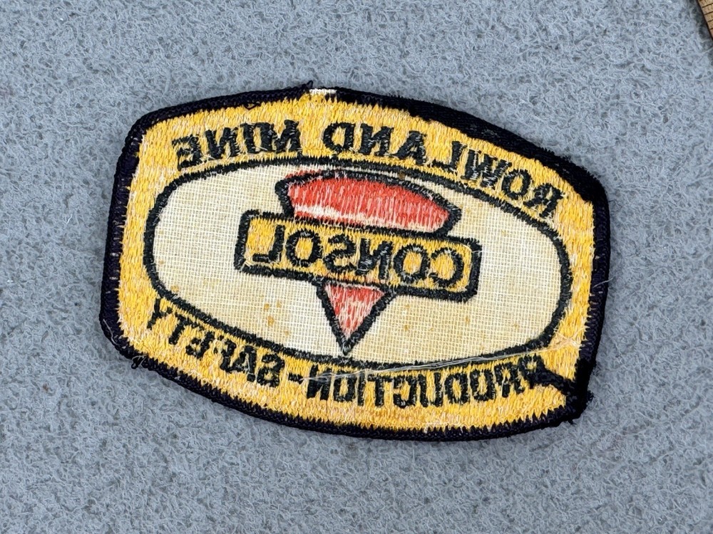 Vintage Consol Rowland Mining Patch