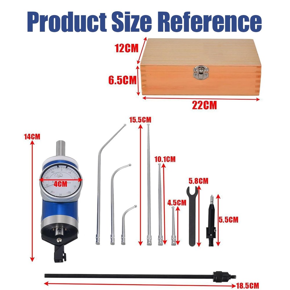 Yuecoom Coaxial Indicator, Dial Indicator Centering Indicator,...