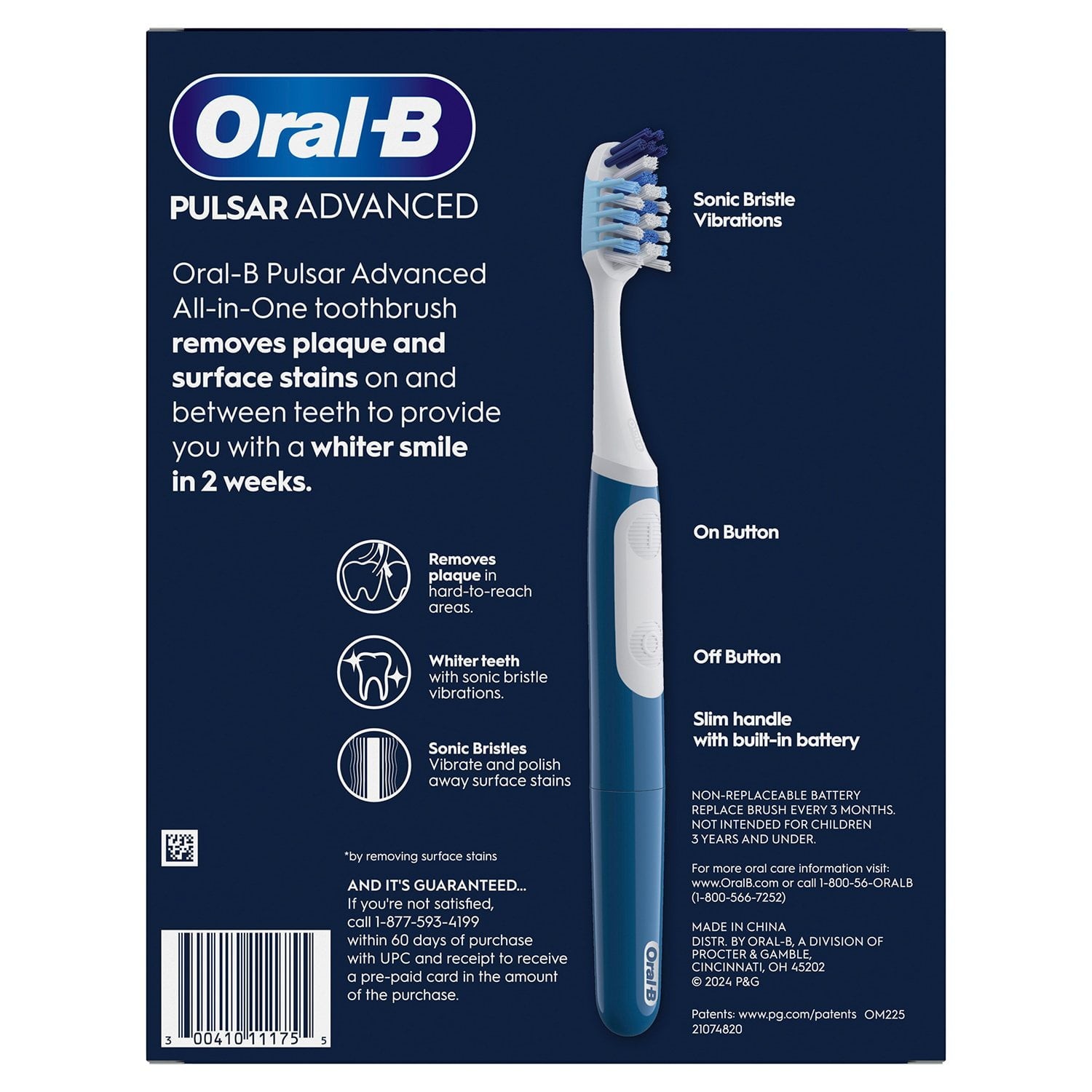 Oral-B Pulsar Advanced All-in-One Soft Toothbrush, 4 ct.