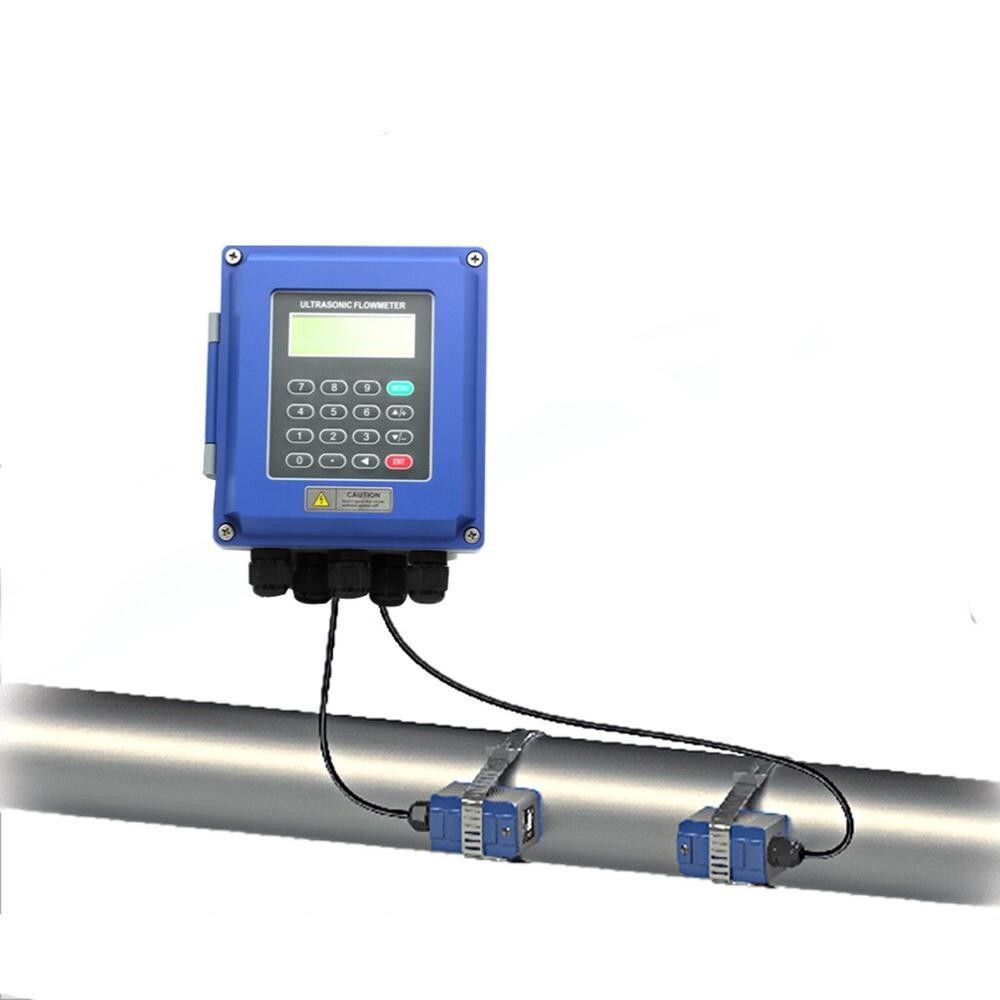 Ultrasonic Flow Detector Flow Meter With SD Card Data Logger for DN50 to 700mm