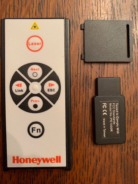 Honeywell Laser Pointer Presenter Model No. PE1000