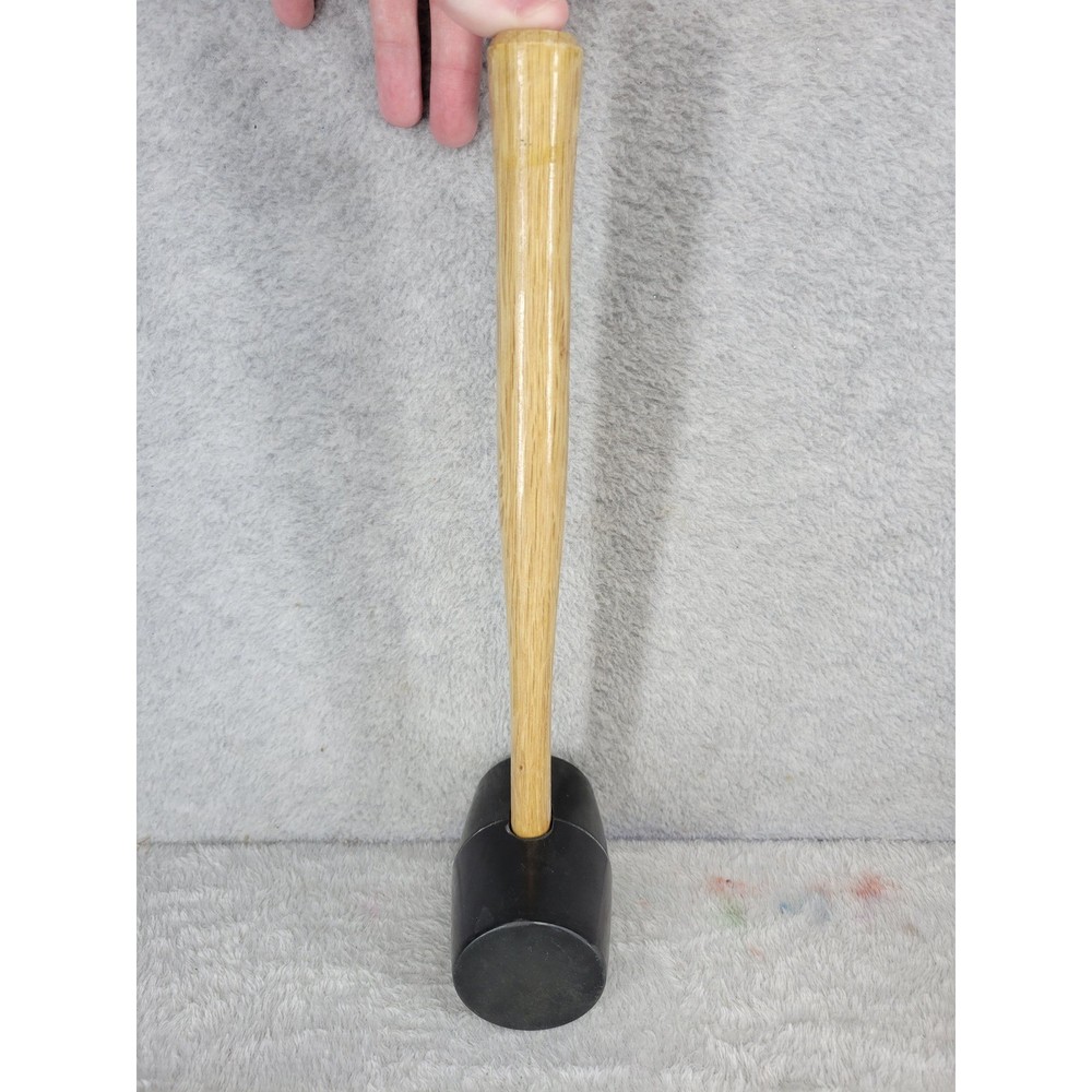 Rubber Mallet Wooden Handle Soft Face Hammer Tool