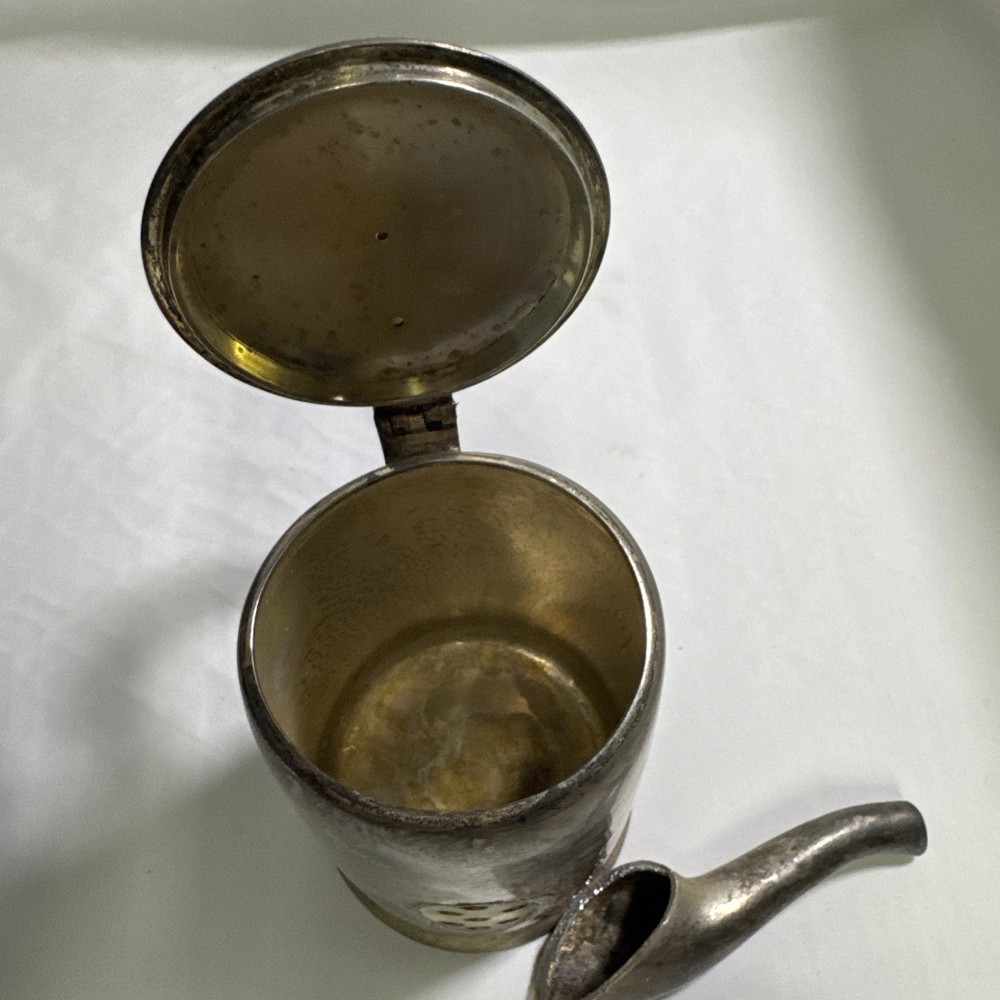 Vintage Silver Pitcher. Broken Spout.