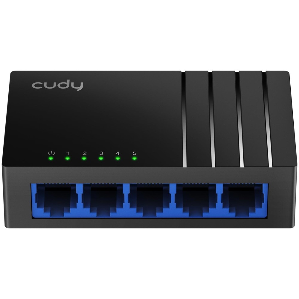 GS105D 5 Port Gigabit Ethernet Switch Desktop Ethernet Splitter Plastic Case ...