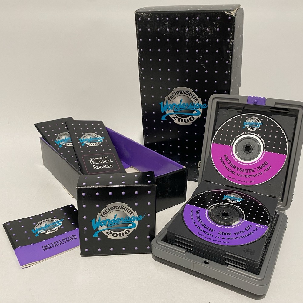 Invensis InTouuch WONDERWARE Factory Suite FactorySuite 2000 SP2 Software Bundle