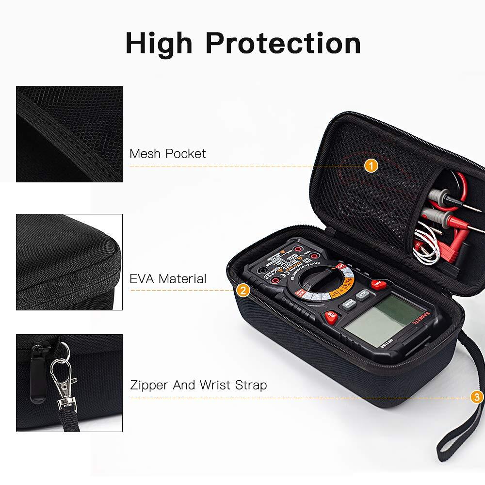 Black Grey Orange Electric Circuit Testing Device Case For Multimeter Protection
