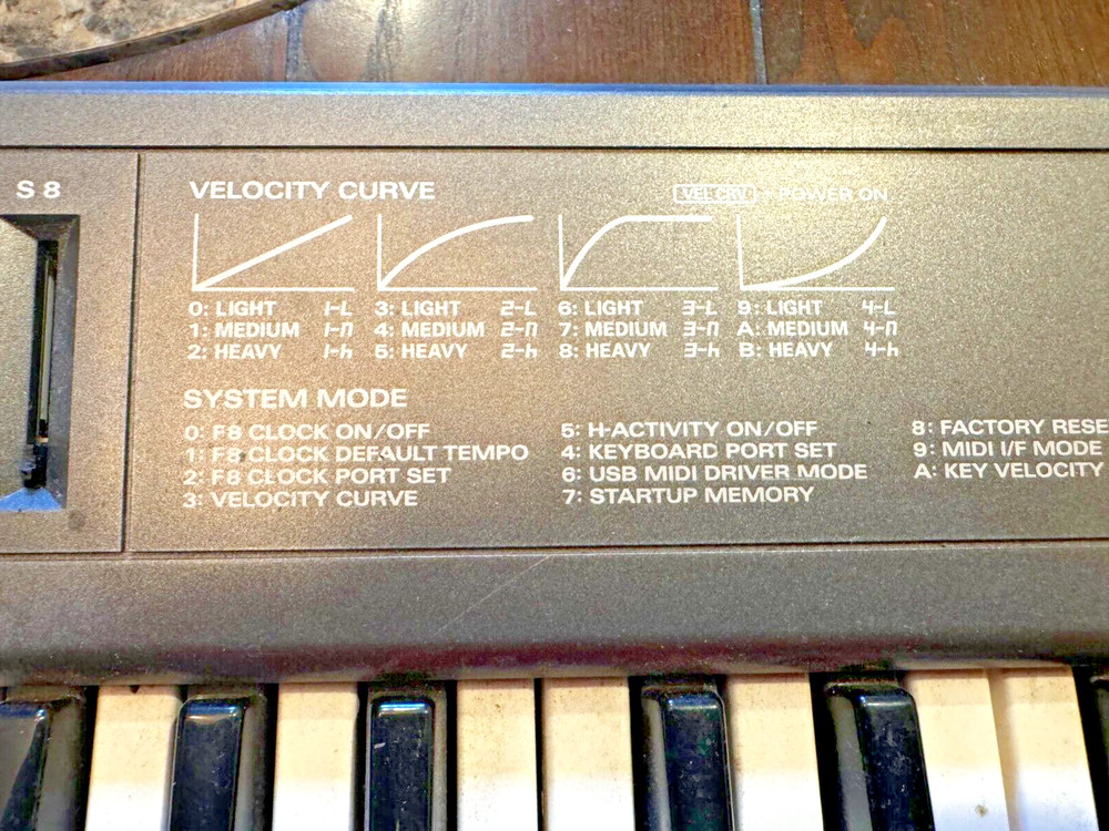 Edirol midi keyboard controller pcr-m80