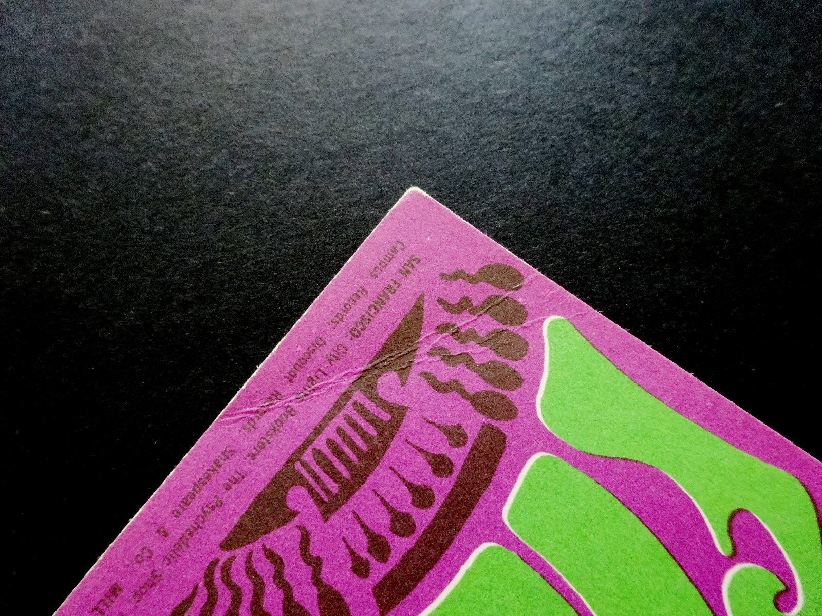 Bill Graham Fillmore Postcard Handbill BG 36 Buffalo Springfield Neil Young 1966