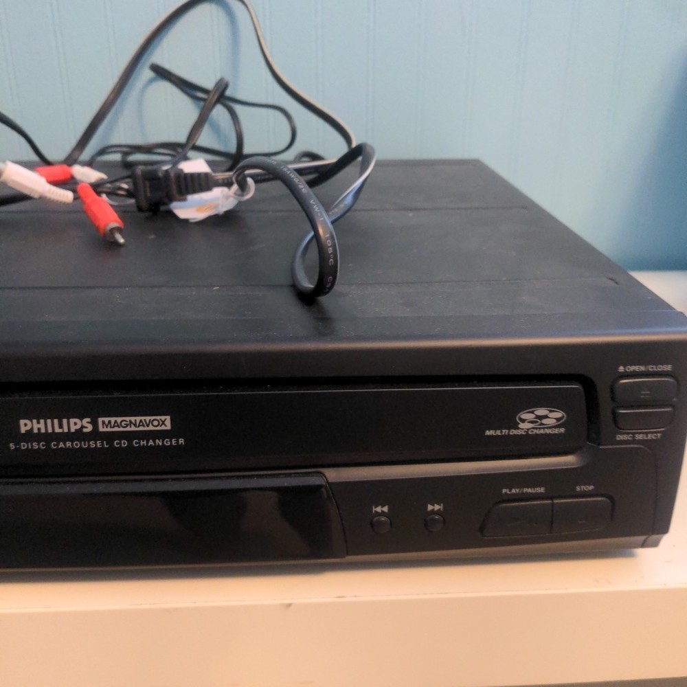 PHILIPS MAGNAVOX CDC735-5 Disc Carousel CD Changer