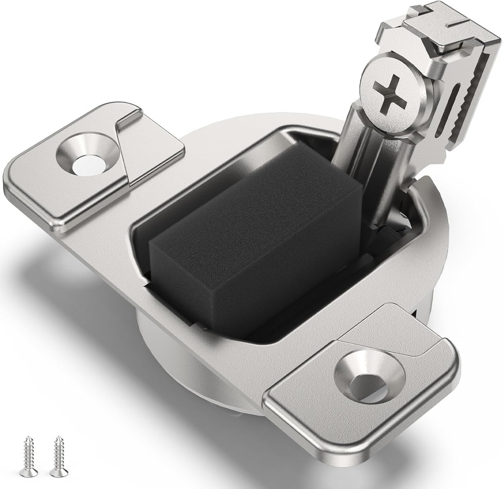 Replacement for Blum 110 Degree Compact 33 Screw on Hinge, Self Closing, 4-Pack