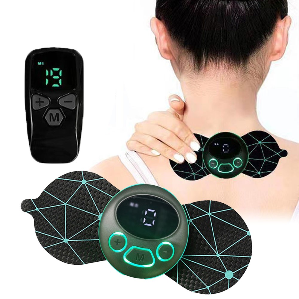 EMS Microcurrent Lymphatic Drainage Massage Pad for Neck Shoulder Legs CW