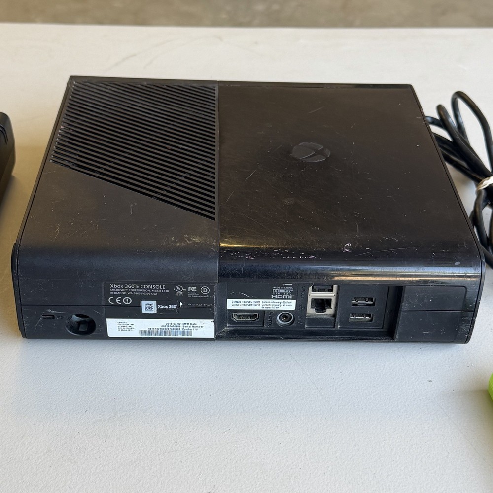 Microsoft Xbox 360 E Console 320GB W/ Controller, Cords + Grand Theft Auto V