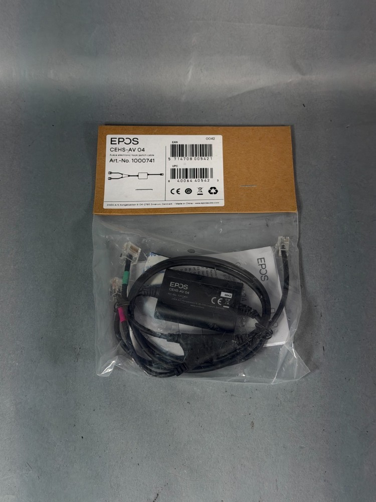 EPOS CEHS-AV 04 Avaya electronic hook switch cable # 1000741
