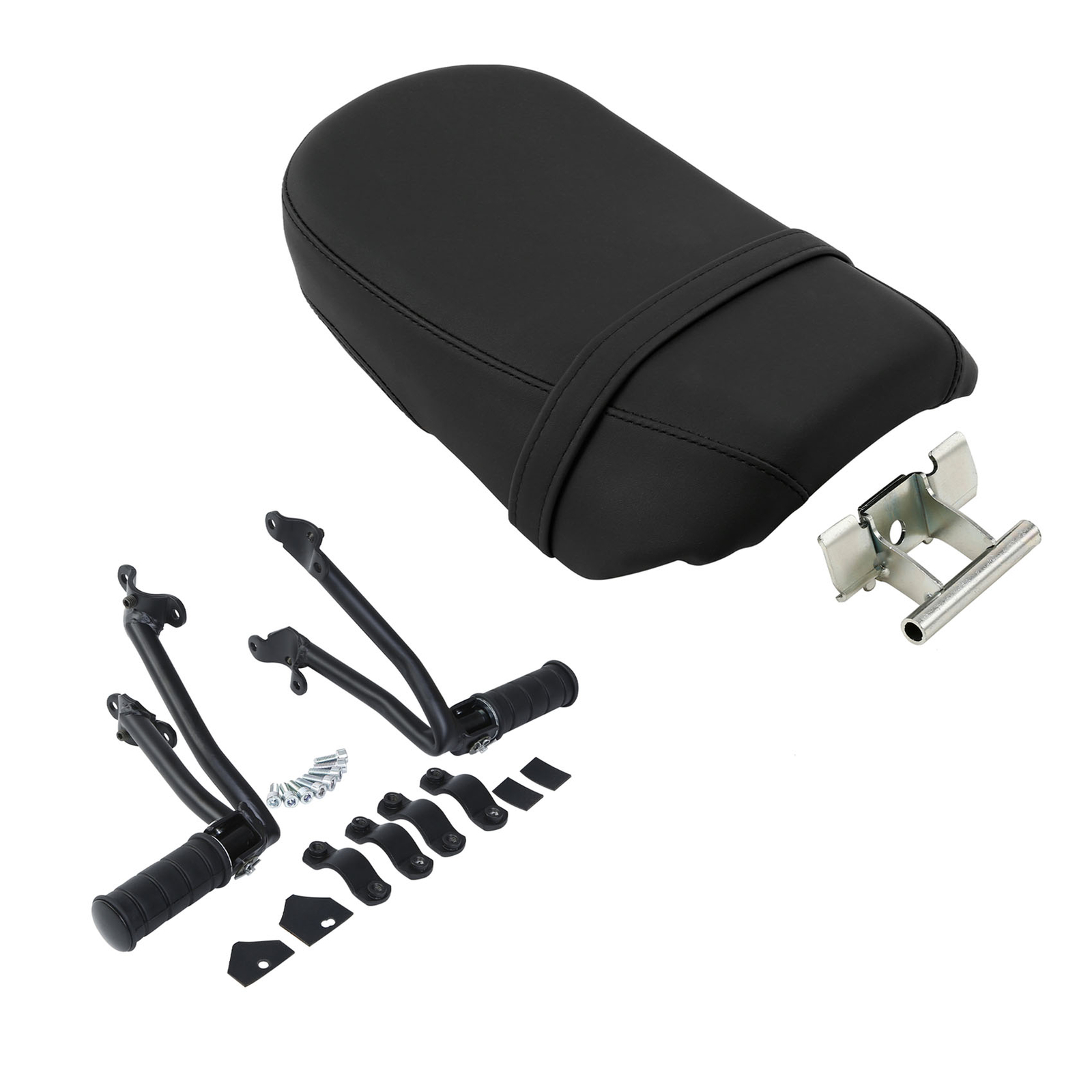 Rear Passenger Pillion Seat & Footpegs Fit For Kawasaki Vulcan S 650 2015-2024