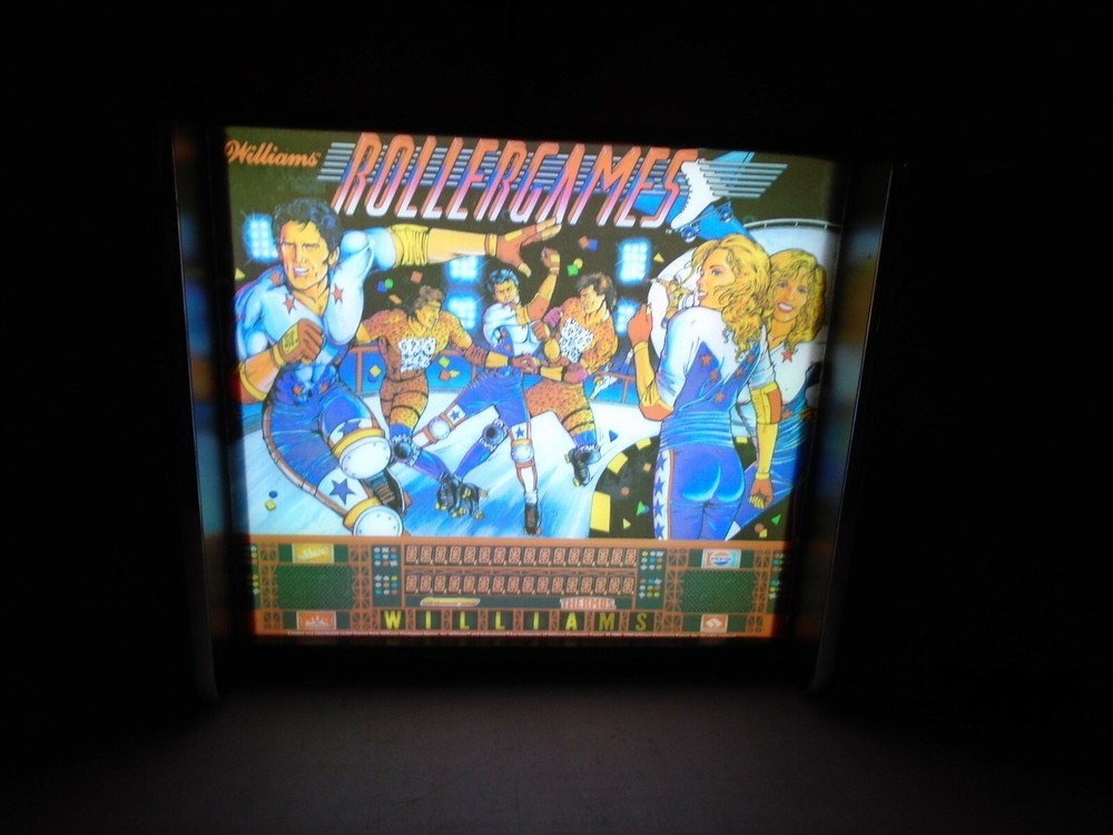 Williams Rollergames Pinball Head LED Display light box