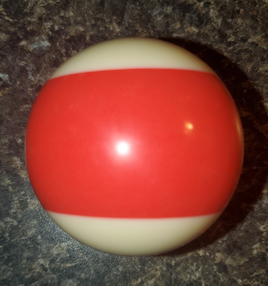 Regulation Pool Billiard Replacement 11 Ball Striped Red