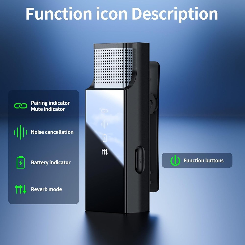 Wireless Lavalier Microphone for iPhone/Camera/Android Type C Smartphone, 4-C...