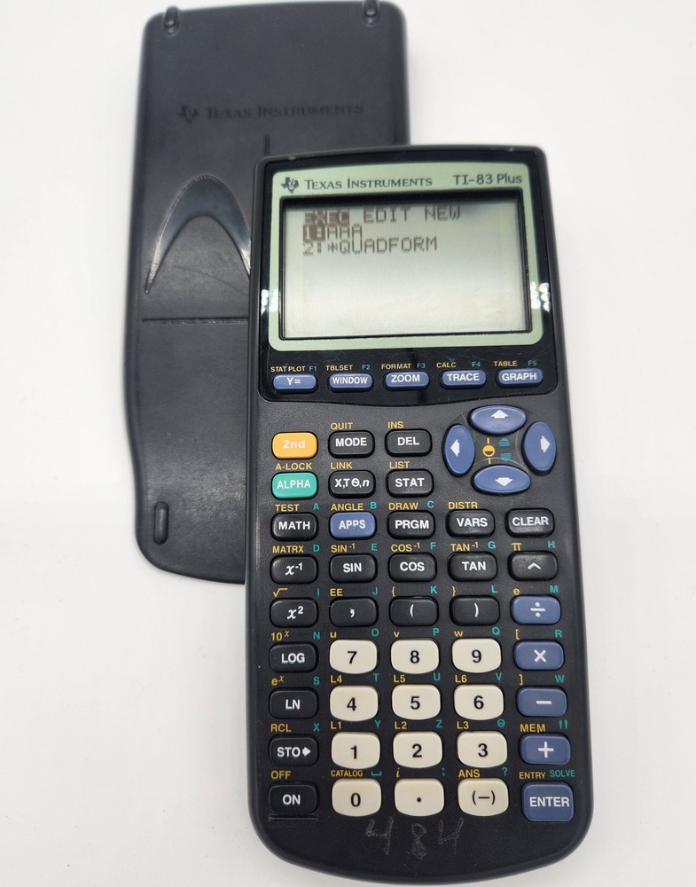 Texas Instruments TI-83 Plus Graphing Calculator with Cover