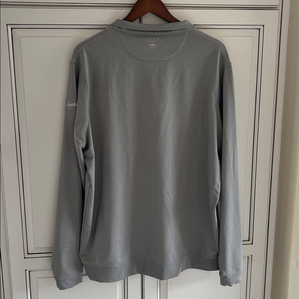 Peter Millar Performance Golf 1/4 Zip Pullover Jacket Gray Men's Size XL