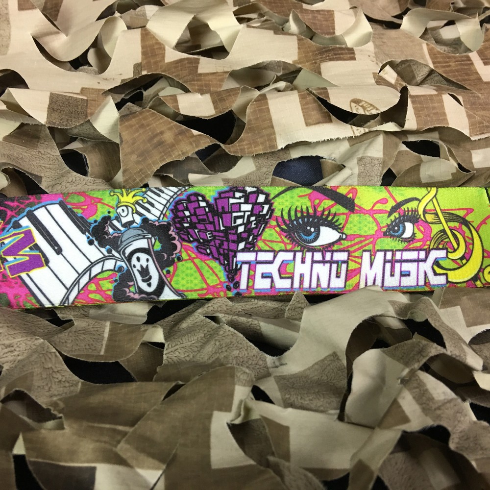 NEW KM Paintball Universal Mask Goggle Strap - Limited Edition Techno