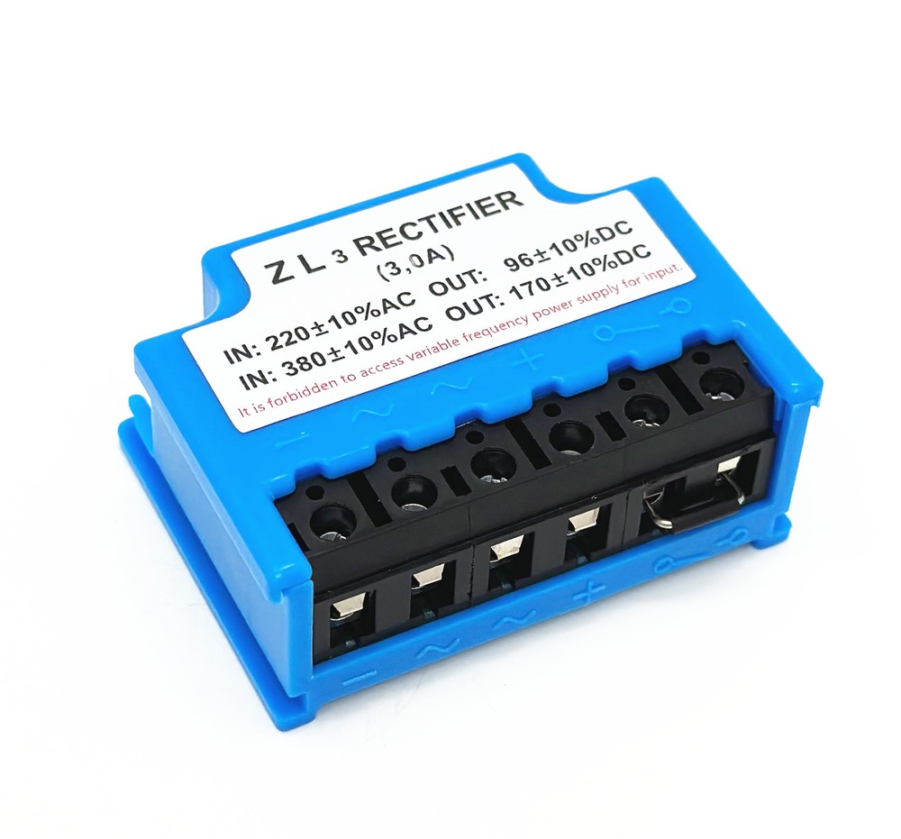 ZL3 380VAC/170VDC 220VAC//96VDC 3A brake rectifier module