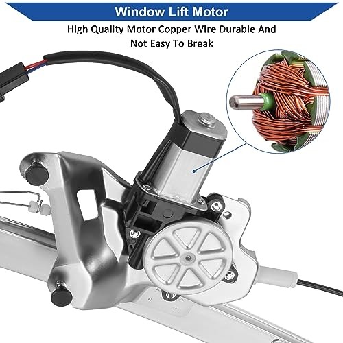 741-761 Power Window Regulator with Motor Assembly Front Right Passenger Side