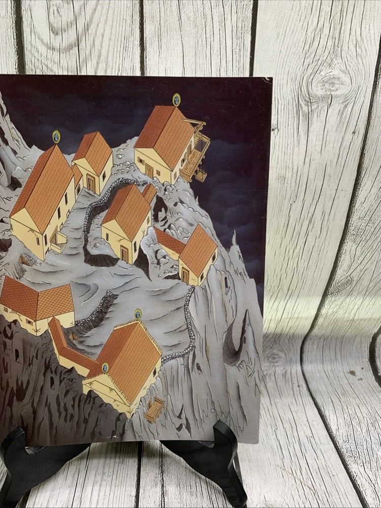 D&D Monastery Map/Guide 1990 TSR