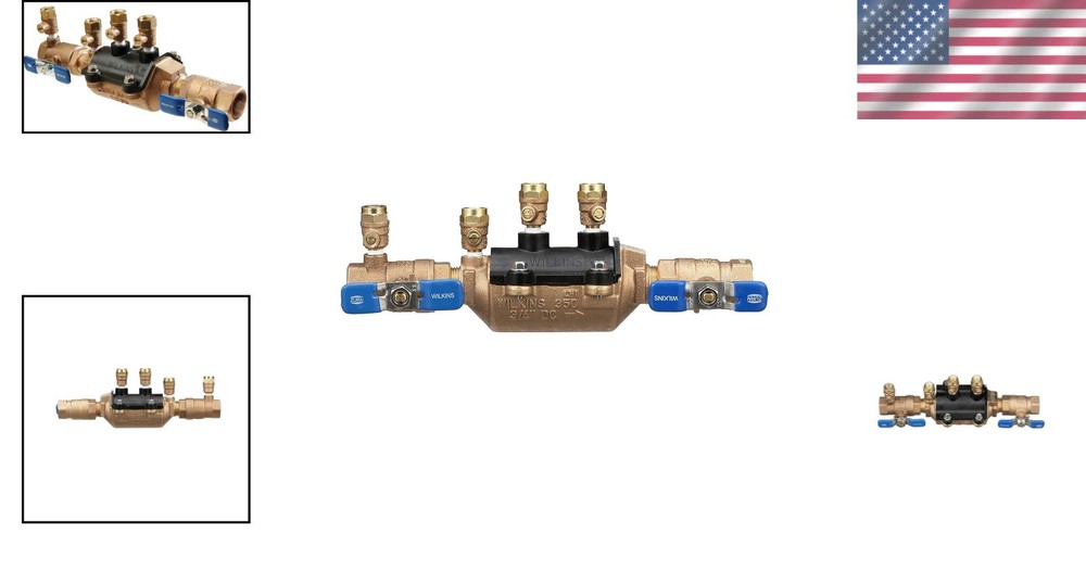 3/4" Wilkins 34-350 Double Check Valve Assembly - Corrosion-Resistant Solution