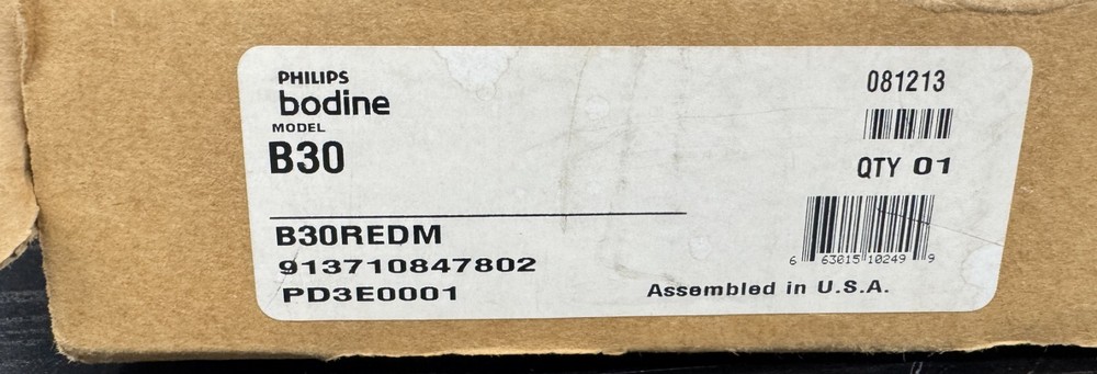 Philips Bodine B30 Self-testing Emergency Lighting Equipment, B30REDM