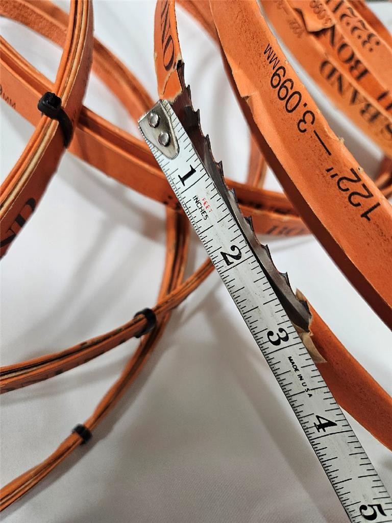 6 Pack - Meat Band Saw Blades 122 inch 4 TPI X 5/8 X .0239 USA Made