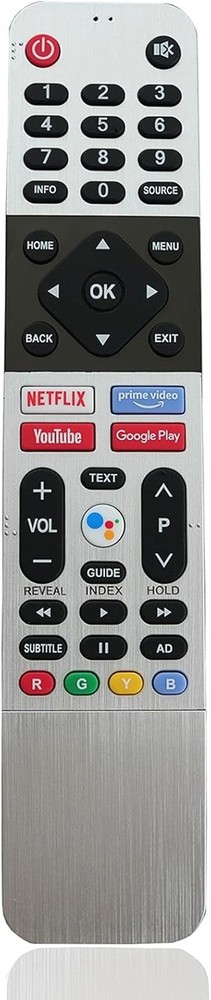 Universal Replacement Remote Control Compatible for Skyworth Android Silver