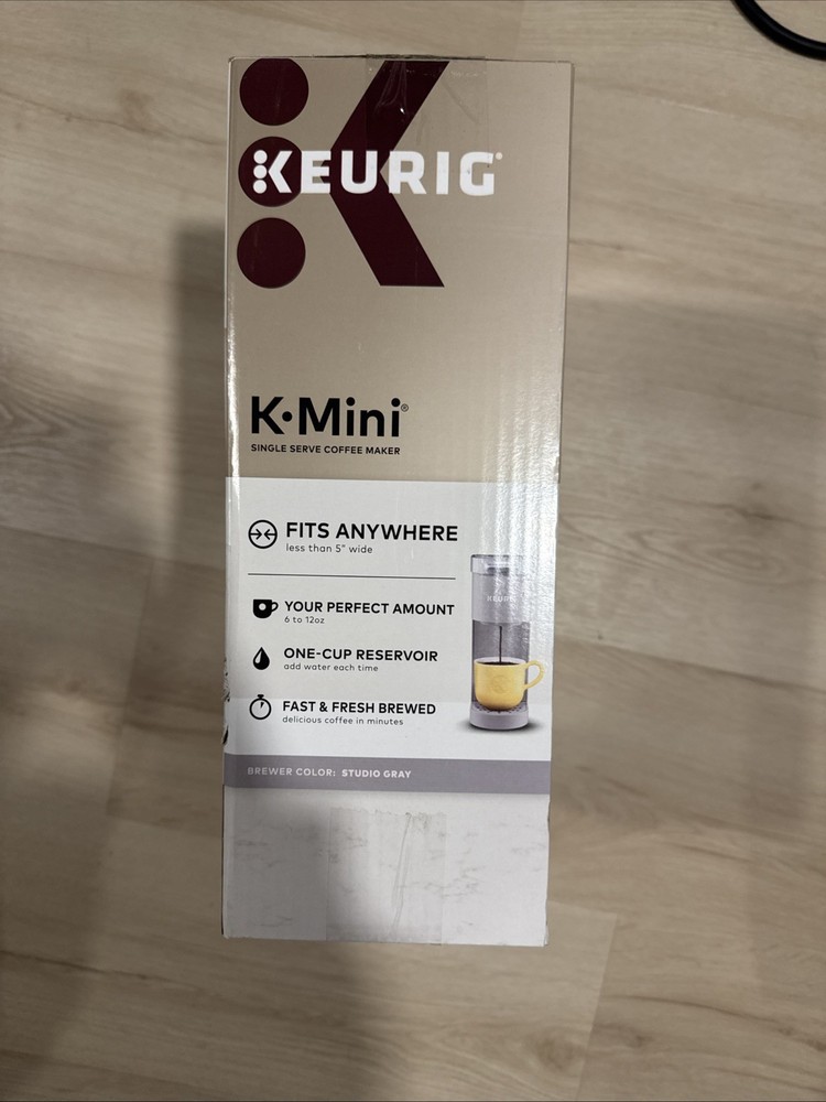Keurig K-Mini Single Serve K-Cup Pod Coffee Maker - Studio Gray