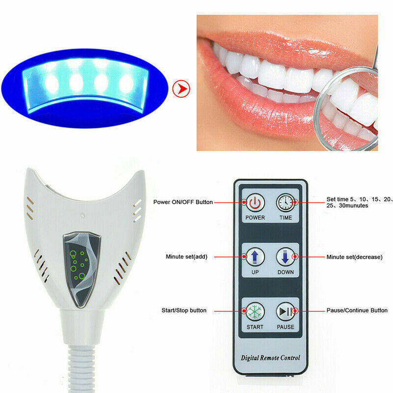 Dental Mobile Teeth Whitening Machine Lamp Bleaching Cold LED Light Accelerator