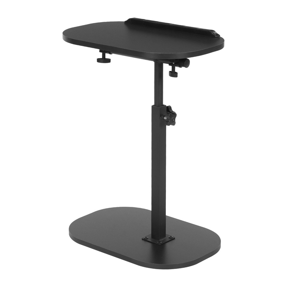 C Shaped End Table, Small Side Table for Couch, Sofa Table for Living Room
