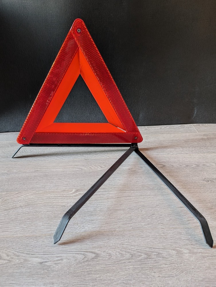 Plastar Large Warning Triangle Folding Reflective Car Breakdown Emergency Hazard