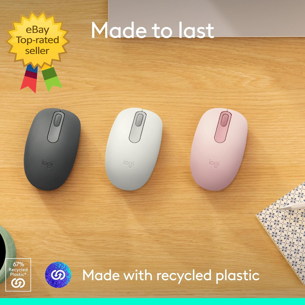 M196 Bluetooth Wireless Mouse Compact and Portable Mouse for Laptops Tablets