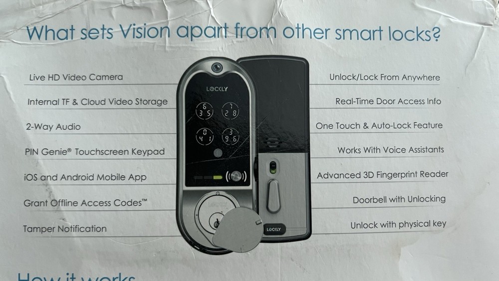 LOCKLY Smart Lock + Video Doorbell Deadbolt Edition