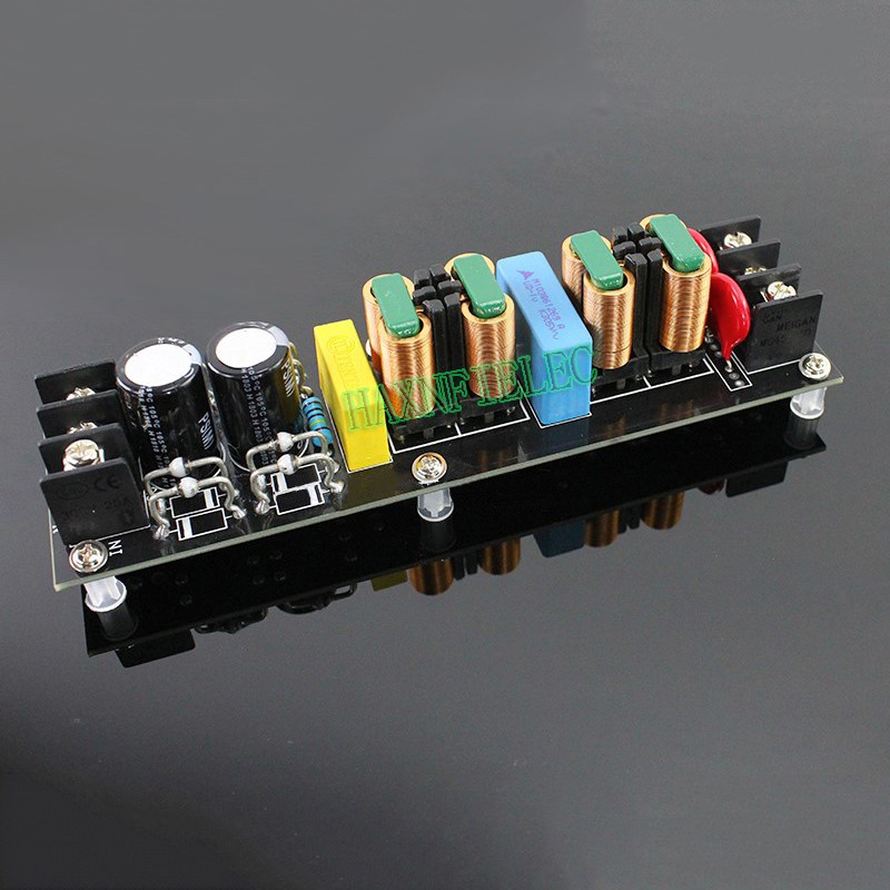 15A EMI Power Filter High Frequency Filtering Module DC Component Power Purifier