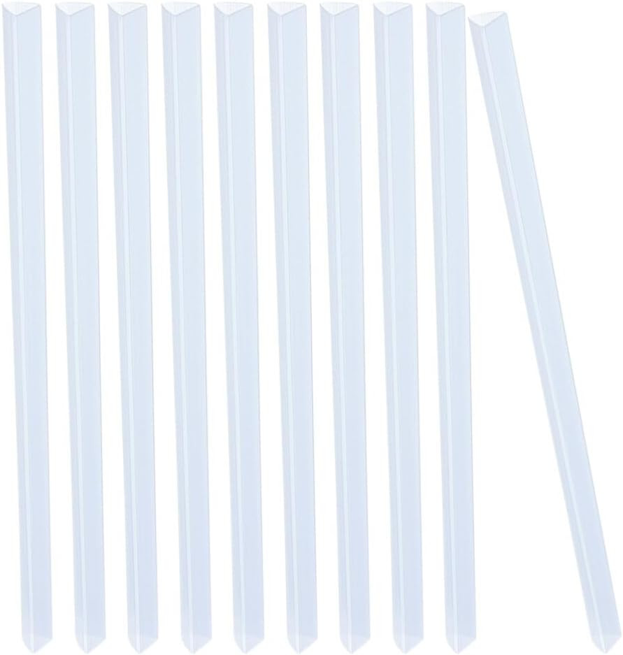 10Pcs Transparent Slide Binders Spine Bars for Document Organization Lightweight