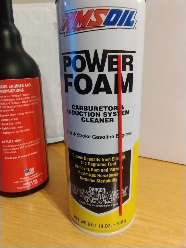Amsoil Engine Transmission Flush + Amsoil Power Foam Induction System Cleaner