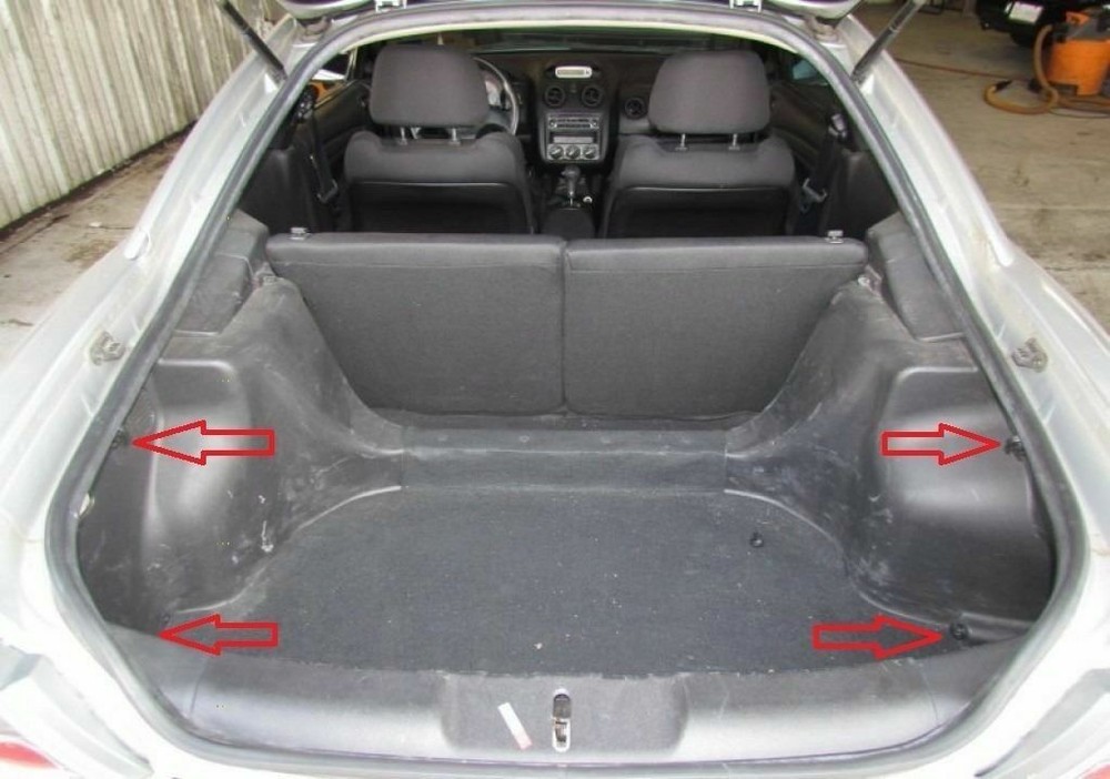 Rear Trunk Envelope Style Mesh Cargo Net for MITSUBISHI ECLIPSE 2000-2012 New