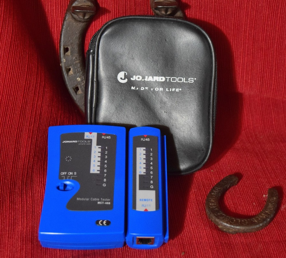 JONARD CABLE TESTER RJ45+RJ11 CHECK COMPUTER WIRE CONTINUITY ELECTRICAL TOOL