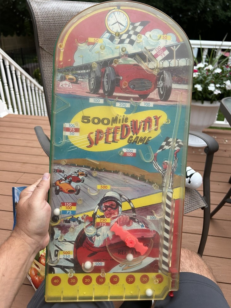 vintage table top pinball game