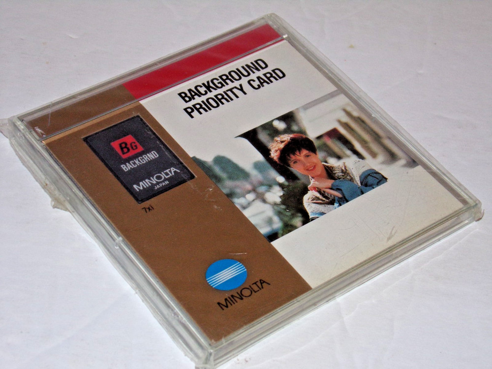 Minolta Creative Expansion Background Priority Card for 7xi