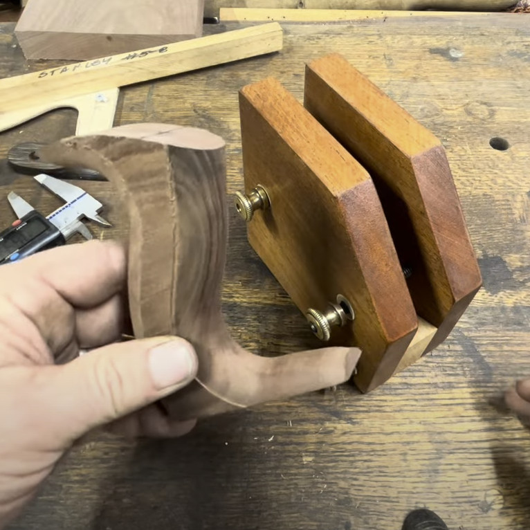 Stanley Plane Tote Drilling Jig Complete Set with Angle Blocks from 25 to 30°