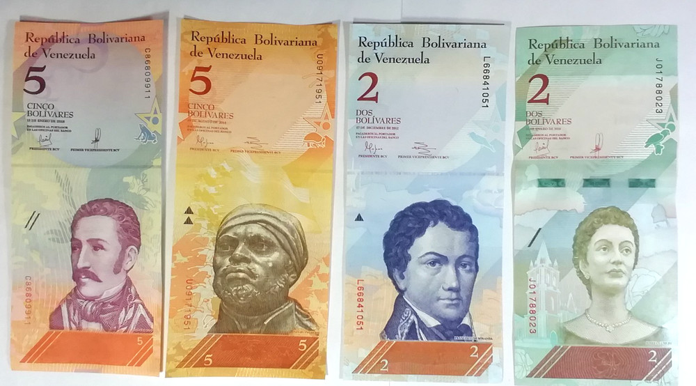 Banknotes Venezuela, 21 Notes, Various Years, UNC.