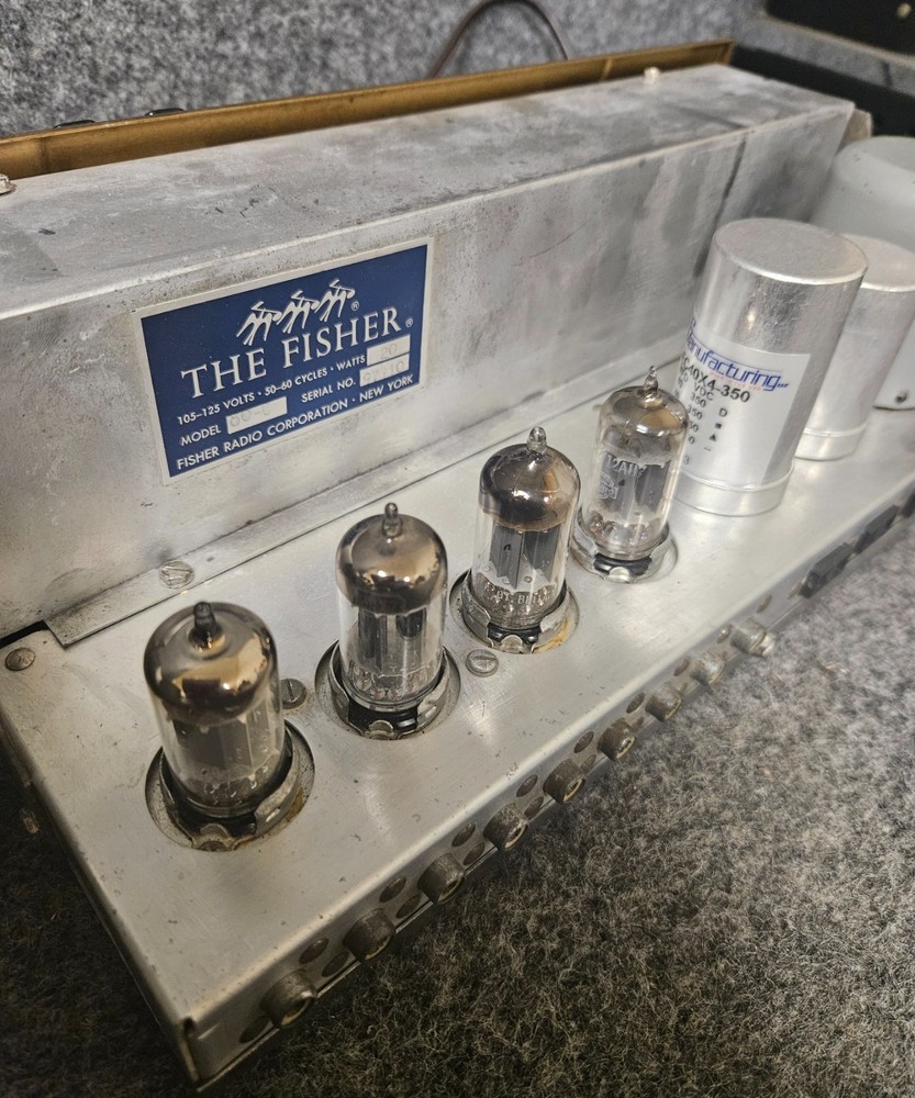 PAIR - Fisher 80-C Master Audio Control Mono Preamplifiers